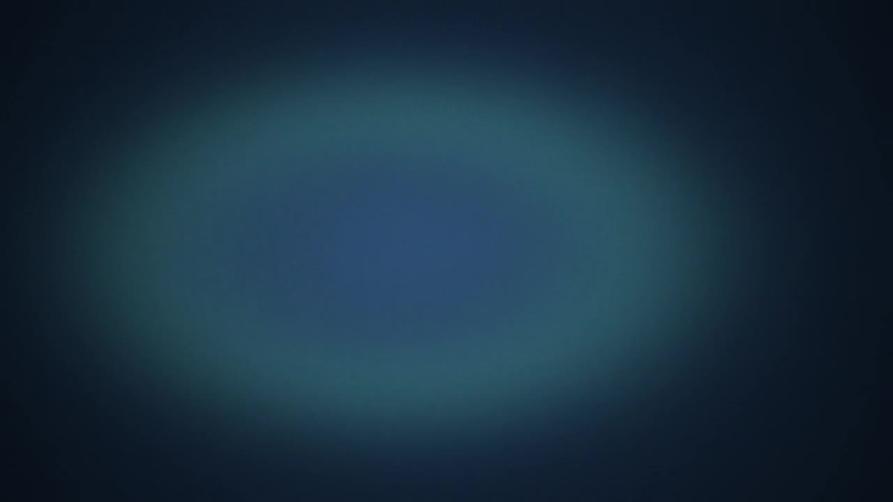 A slow navy-to-sage light, breathing outward and back — the still frame of the session loop.